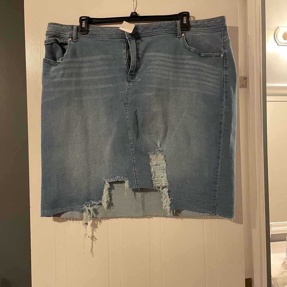 Cato 24w denim skirt